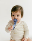 BIBS Colour Pacifier & Loop Clip Gift Set Latex Size 1 Sage (Min. of 2 PK , multiples of 2 PK)