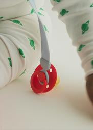 BIBS Colour Pacifier & Loop Clip Gift Set Latex Size 1 Sage (Min. of 2 PK , multiples of 2 PK)
