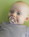 BIBS Pacifier Studio Colour 2 PACK Bumblebee Latex - Mushroom Mix (Min. of 2 PK, multiples of 2 PK)