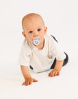 BIBS Pacifier Studio Colour 2 PACK Polka - Baby Blue/Steel Blue (Min. of 2 PK, multiples of 2 PK)