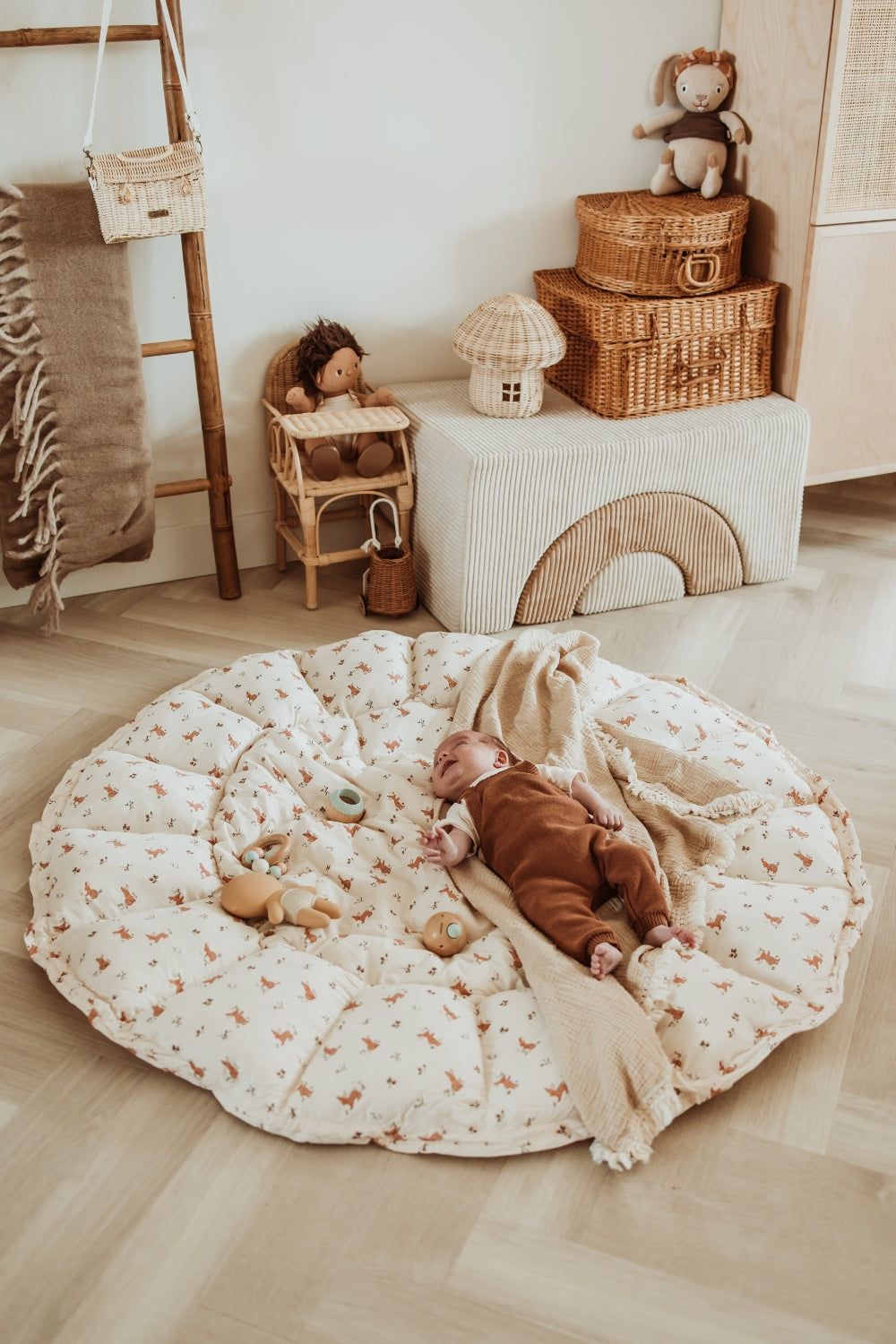 Play&Go Bloom Rabbit organic babymat (Min of 1, multiples of 1)