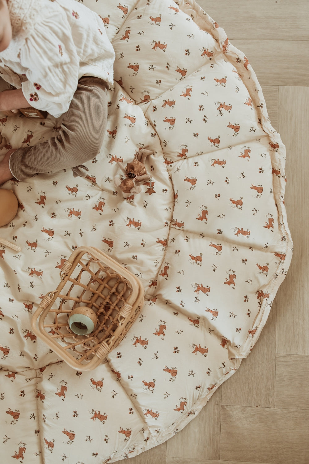 Play&Go Bloom Rabbit organic babymat (Min of 1, multiples of 1)