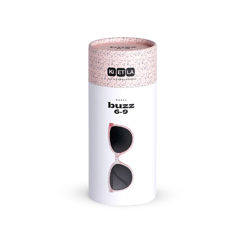 Ki ET LA Buzz Sunglasses - Pink Glitter (Min. of 2 PK, multiples of 2 PK)