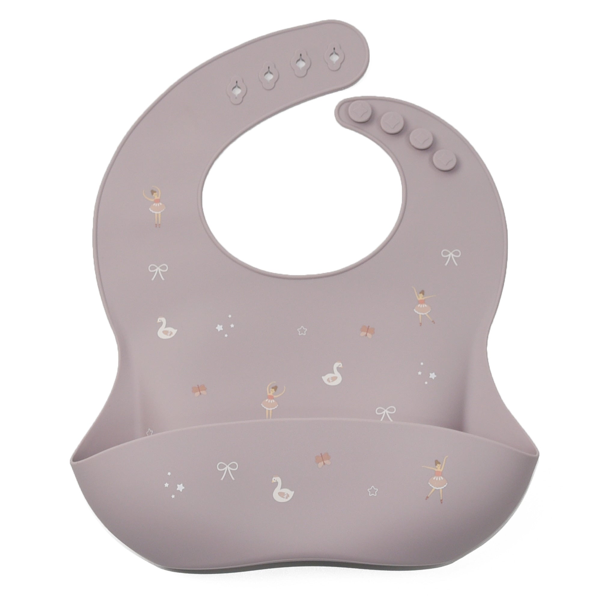 noüka Design Bib - Ballerina (Sold in case of 2, Qty of 1 =2)