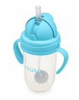 noüka Non-Spill Weighted Straw Cup 9 oz - Clear Skies (Sold in Case of 2, Qty of 1=2 products)