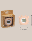 noüka Bathtub Safety Thermometer Crab- Soft Blush (Sold in Case of 2, Qty of 1=2 products)