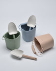 noüka Silicone Bucket & Shovel - Lily Blue (Sold in Case of 2, Qty of 1=2 products)