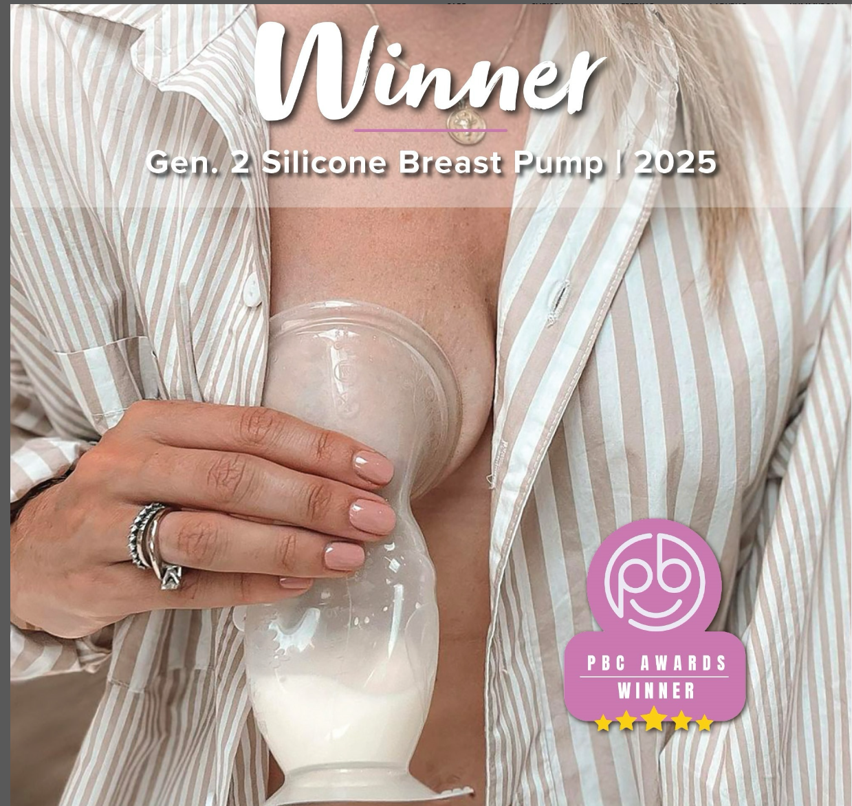 Haakaa Silicone Breast Pump 150 ml (Min of 6, multiples of 6)