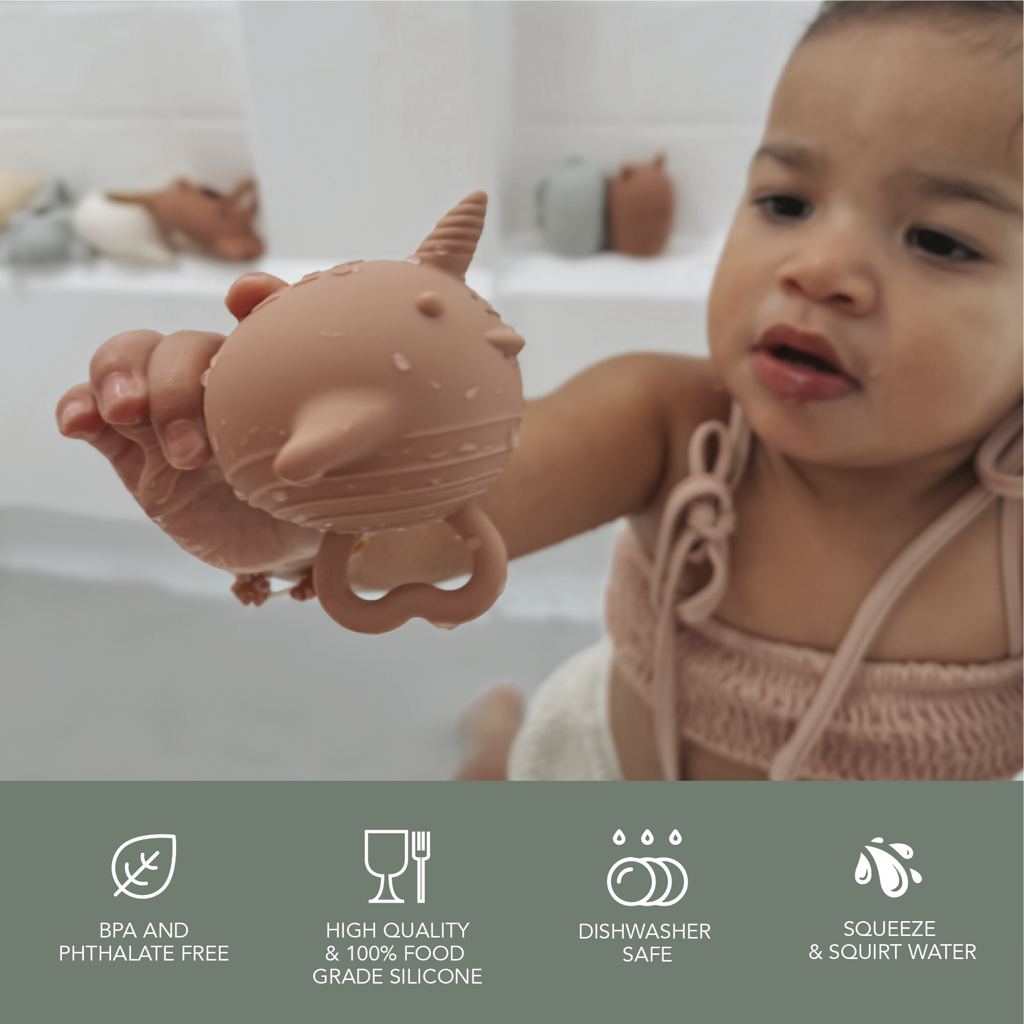 noüka Bath Puppet Toys - Calm Waters (Sold in Case of 2, Qty of 1=2 products)