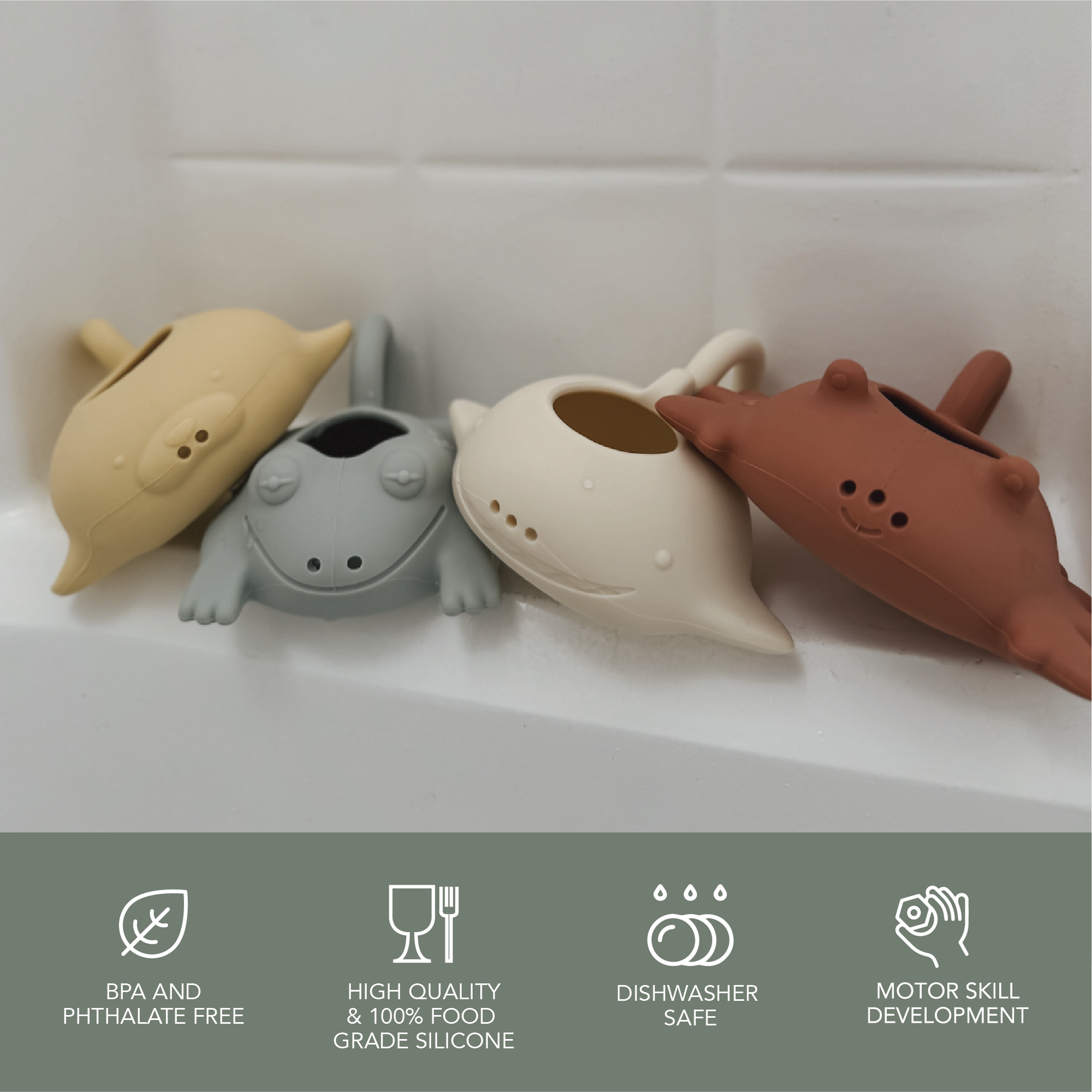 noüka Scoop & Sprinkle Water Animals - Splash (Sold in Case of 2, Qty of 1=2 products)