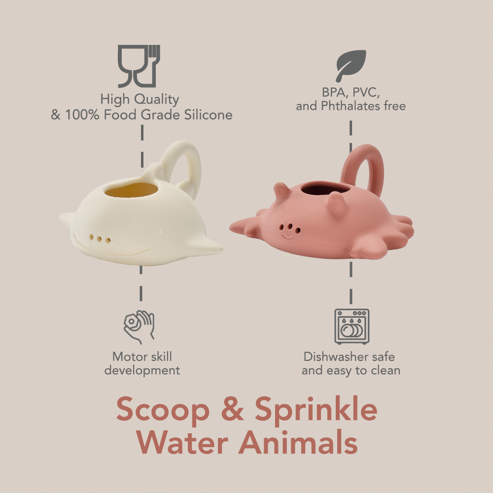 noüka Scoop & Sprinkle Water Animals - By the Sea (Sold in Case of 2, Qty of 1=2 products)