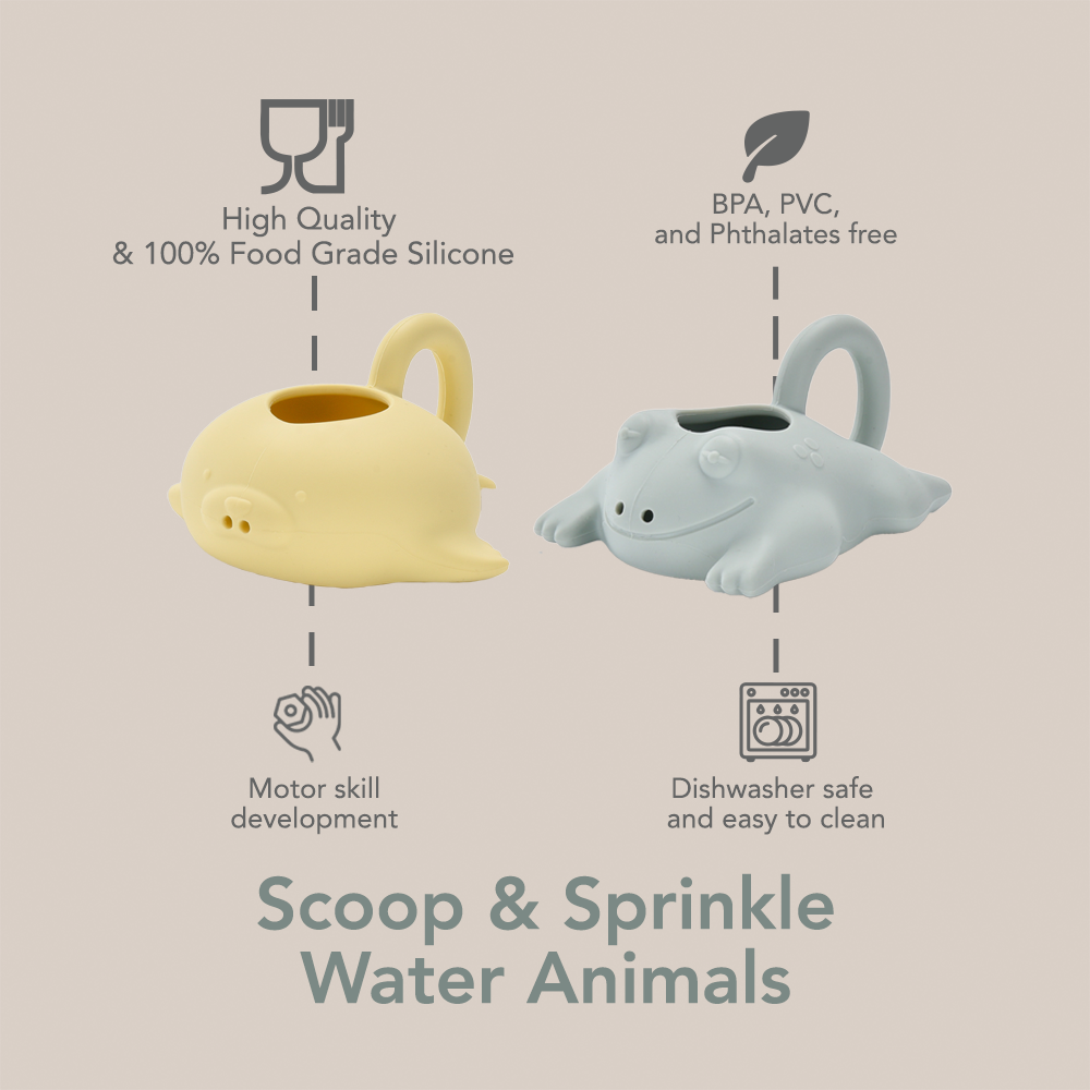 noüka Scoop & Sprinkle Water Animals - Splash (Sold in Case of 2, Qty of 1=2 products)