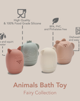 noüka Animal Bath Toys Fairy Collection - Fairy Sparkles (Sold in Case of 2, Qty of 1=2 products)
