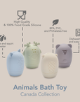 noüka Animal Bath Toys Canada Collection - In the Wild (Sold in Case of 2, Qty of 1=2 products)