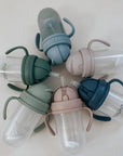 noüka Non-Spill Weighted Straw Cup 9 oz - Blossoms (Sold in Case of 2, Qty of 1=2 products)