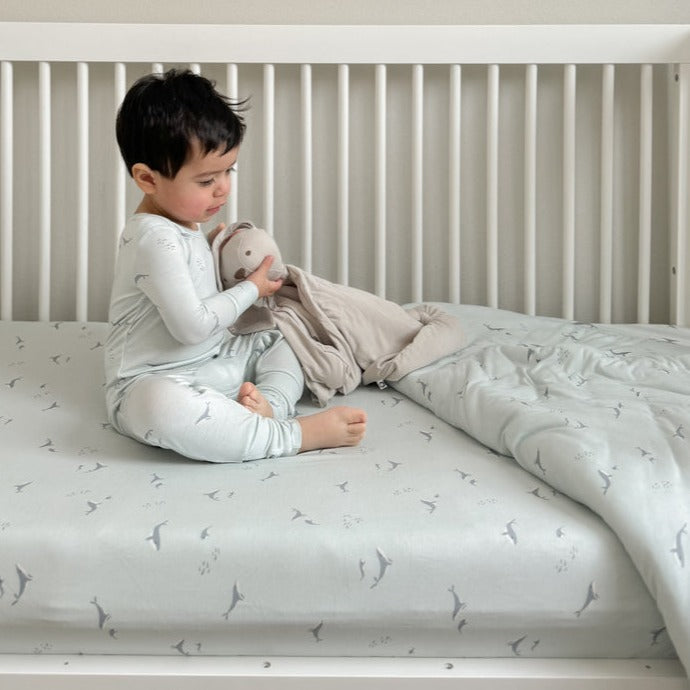 günamüna Toddler Cozy Cloud Comforter Baby Blanket Whale 0.5 TOG (Min. of 2, multiples of 2)