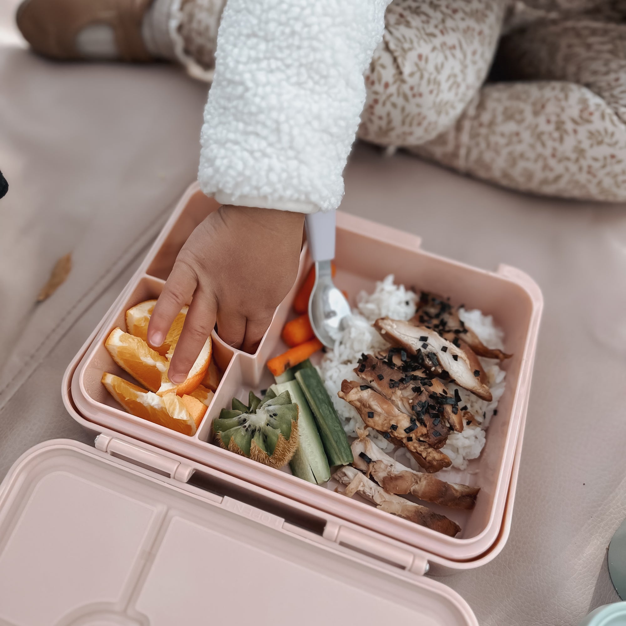 noüka Bento Chill Lunch Box - Dune (Min. of 2 PK, Multiples of 2 PK)