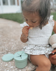 noüka Spill-Proof Snack Cup - Deep Moon (Min. of 2 PK, Multiples of 2 PK)
