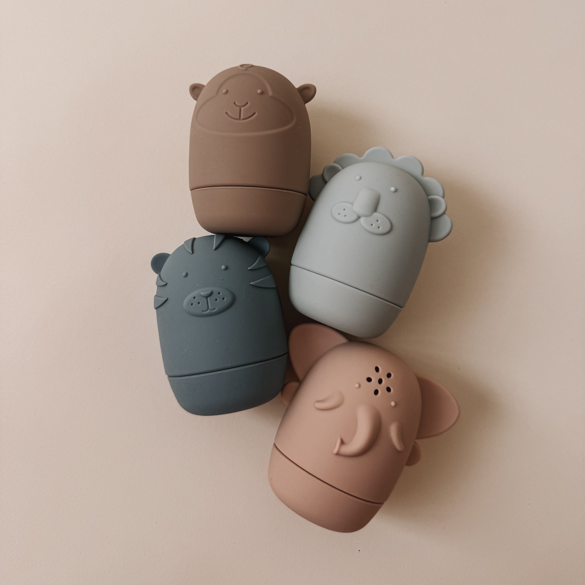 noüka Safari Bath Toys - Soft Safari (Min. of 2 PK, Multiples of 2 PK)