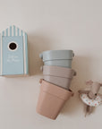 noüka Tiny Bath Buckets - Sunset (Min. of 2 PK, Multiples of 2 PK)