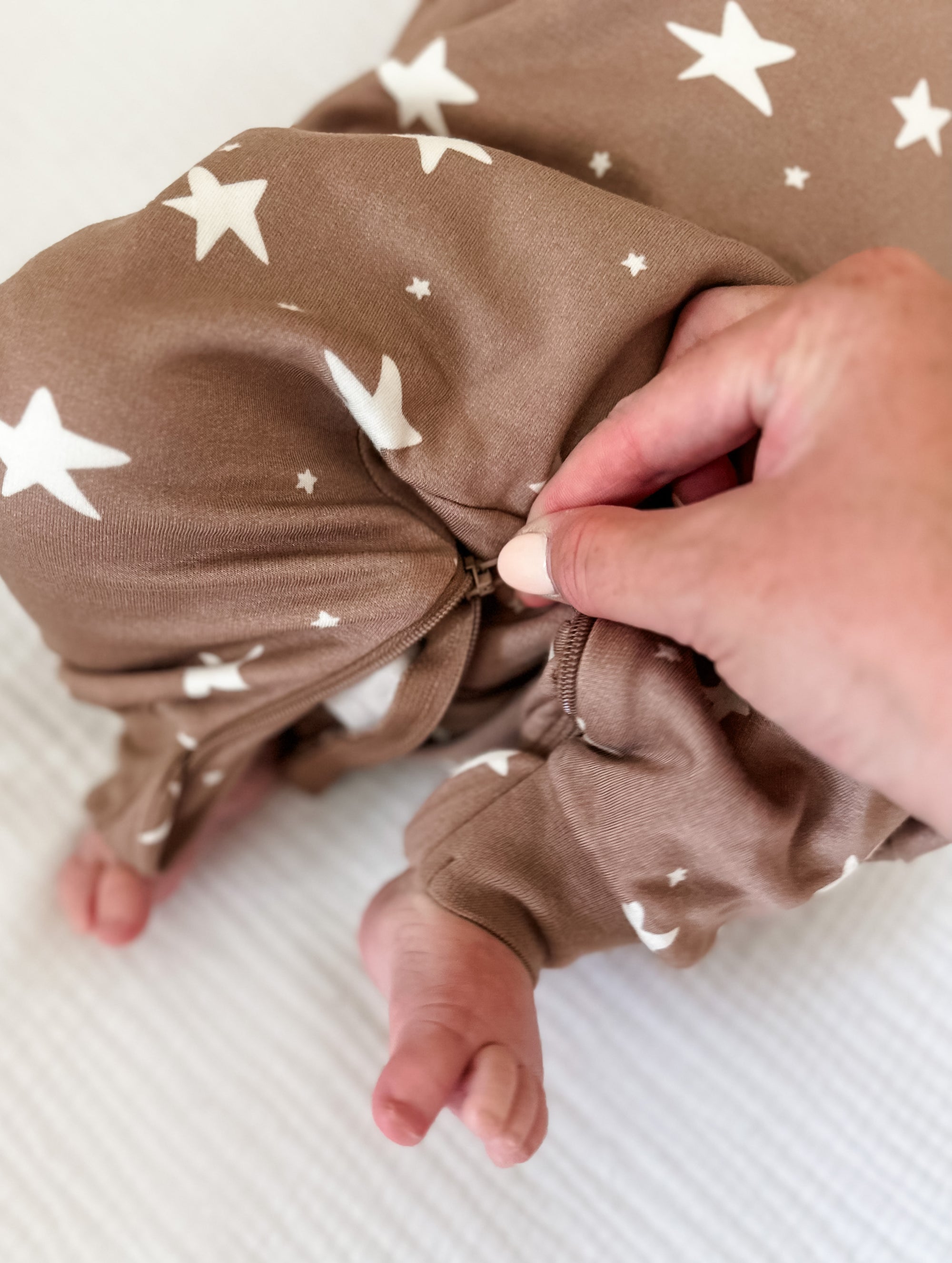 günamüna Fleece Jumpsuit Wonky Stars Daze (Min. of 2, multiples of 2)