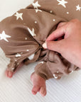 günamüna Fleece Jumpsuit Wonky Stars Daze (Min. of 2, multiples of 2)