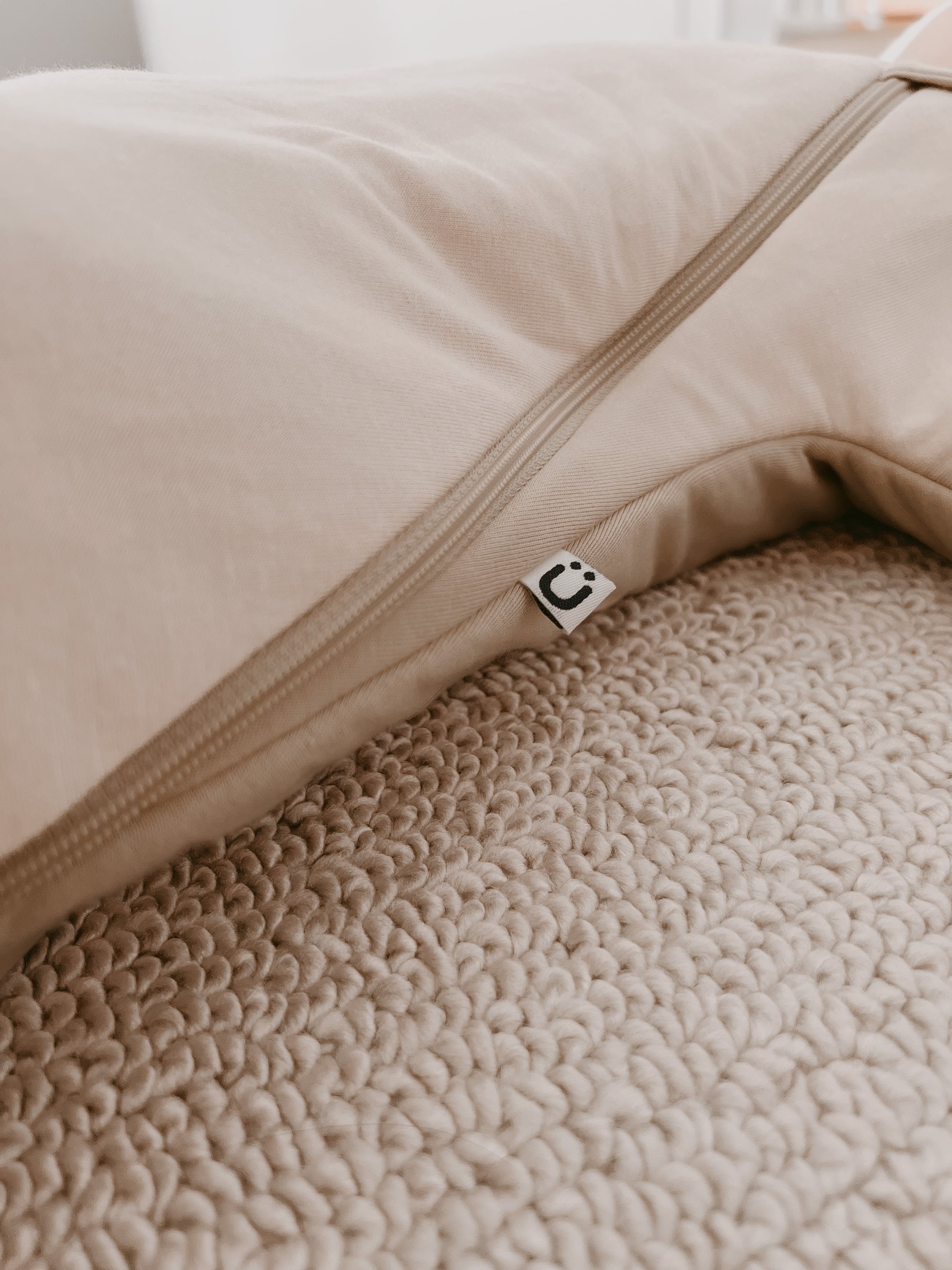 günamüna Long Sleeve Transitional Swaddle Sack Duvet Bamboo Blush 2.6 TOG (Min. of 2, multiples of 2)