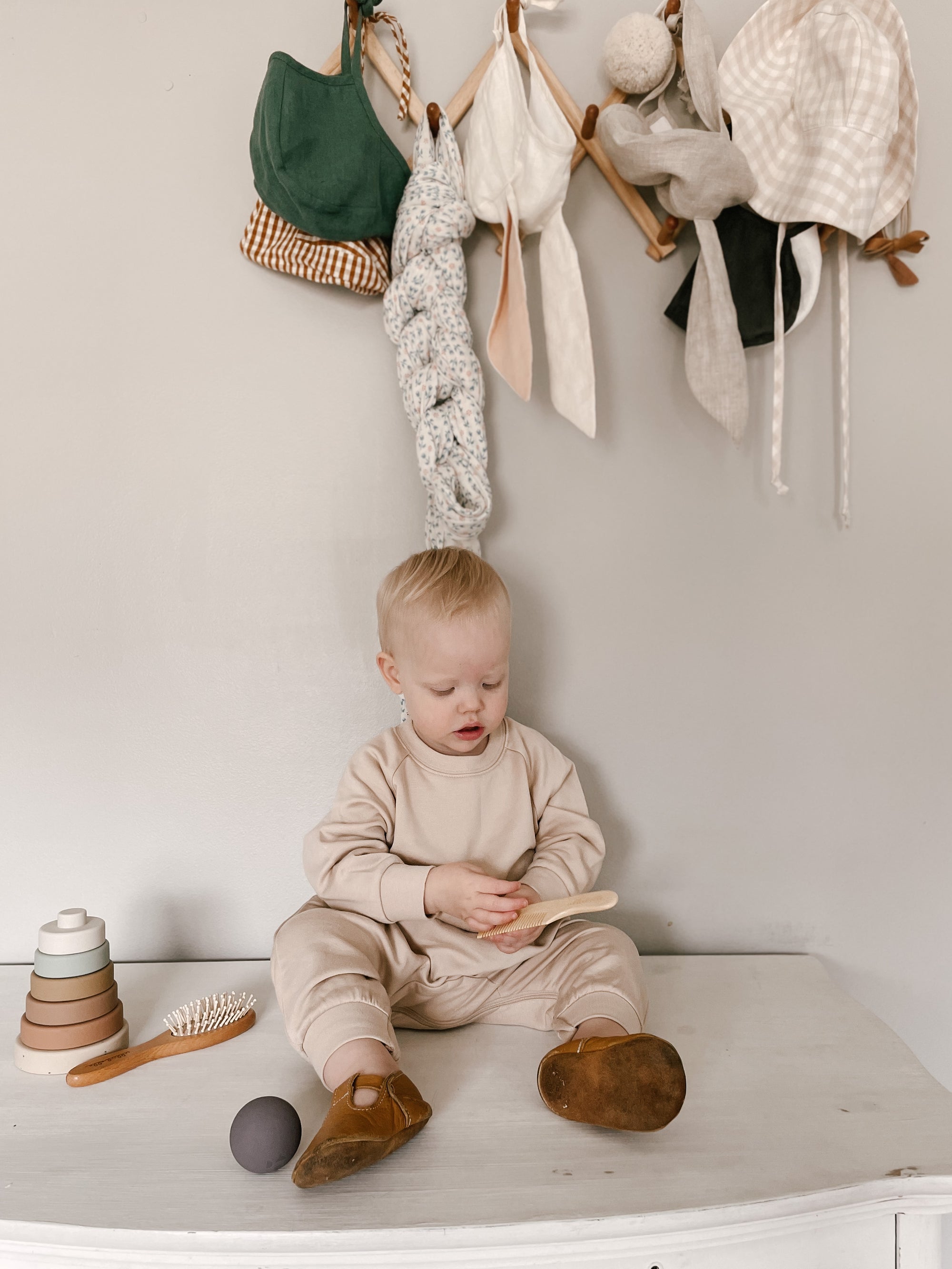 günamüna Fleece Jumpsuit Blush (Min. of 2, multiples of 2)