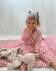 günamüna Two Piece Ruffled Sweatsuit Mini Floral (Min. of 2, multiples of 2)