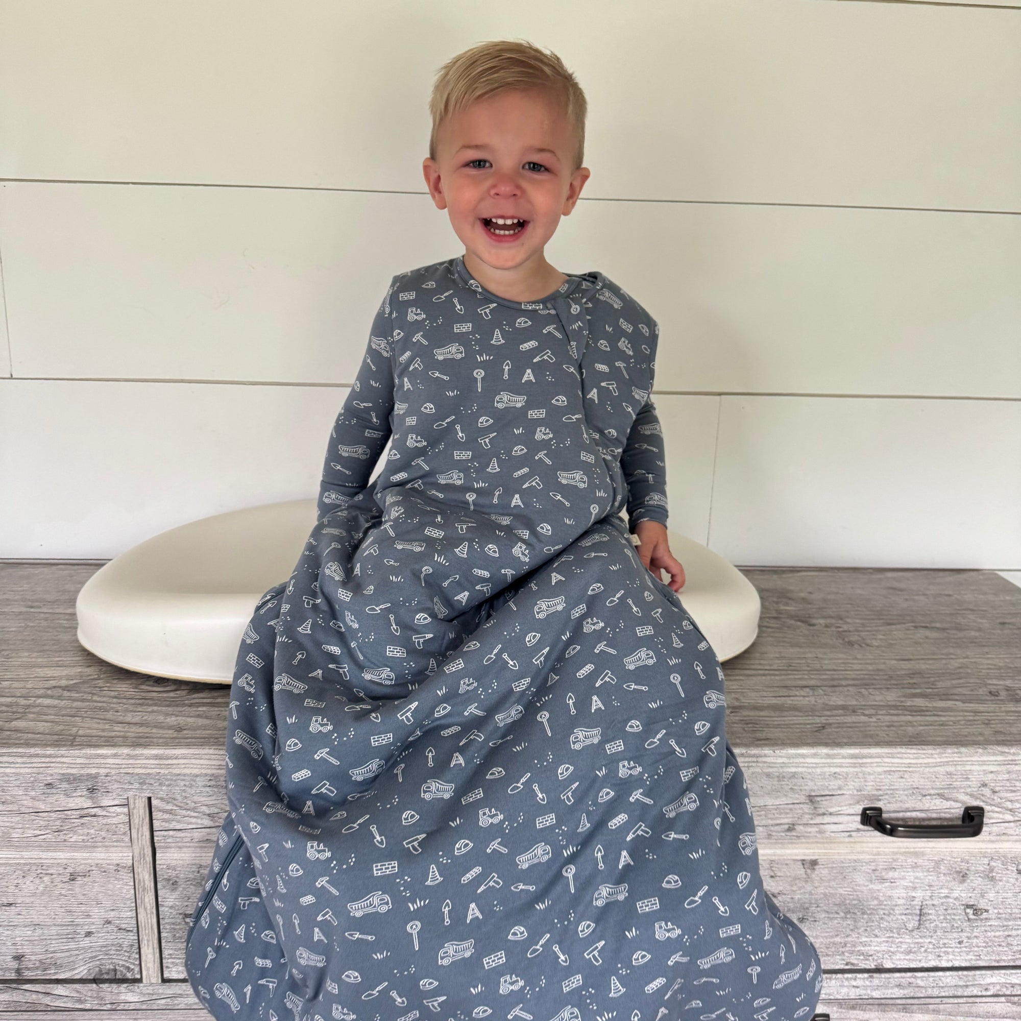 günamüna Long Sleeve Transitional Swaddle Sleep Sack Duvet Bamb Construction 1 TOG (Min. of 2, multiples of 2)