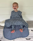 günamüna Long Sleeve Transitional Swaddle Sleep Sack Duvet Bamb Construction 1 TOG (Min. of 2, multiples of 2)