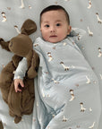 günamüna Swaddle Sleep Sack Duvet Bamboo Goose Cowboy 1 TOG (Min. of 2, multiples of 2)