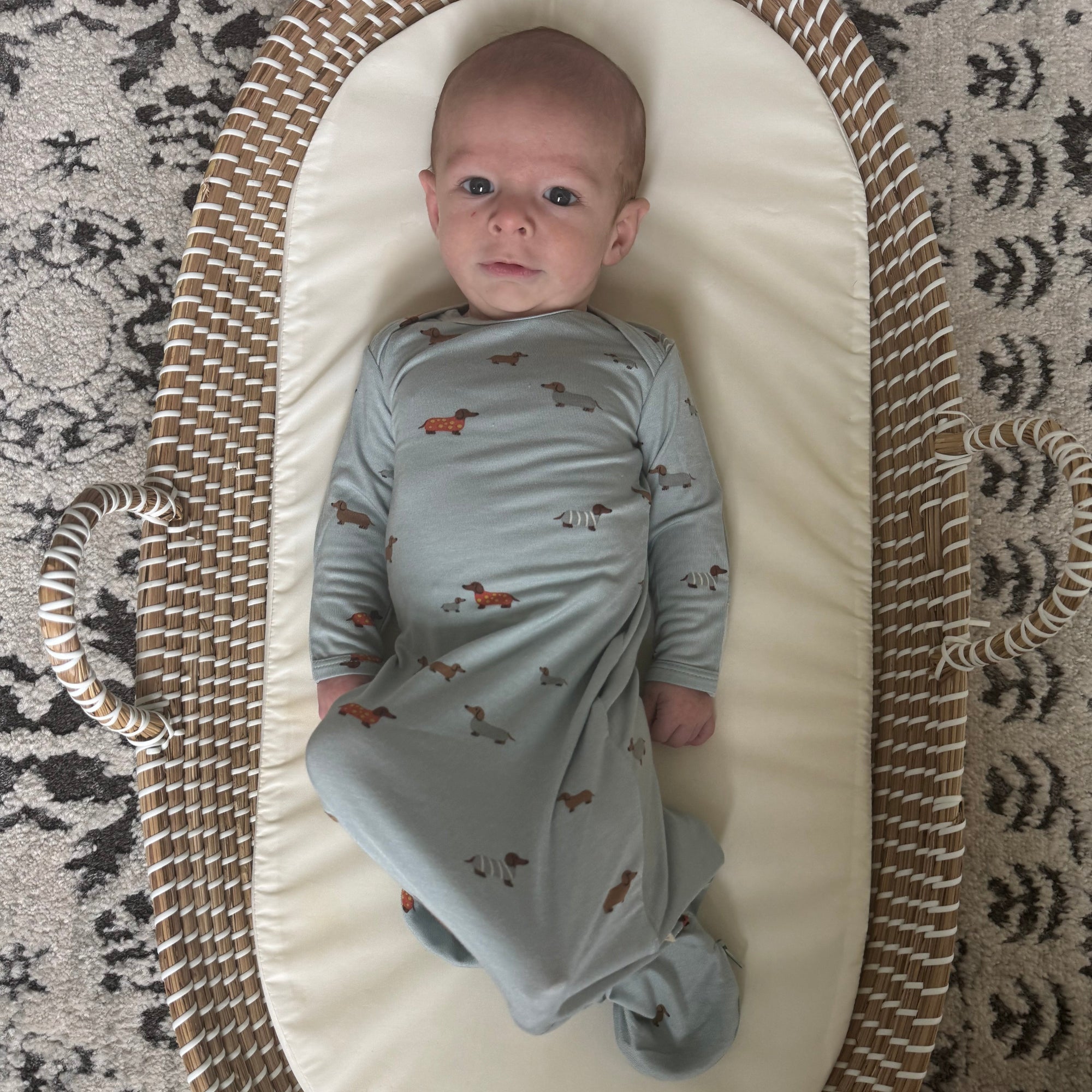 günamüna Long Sleeve Swaddle Sleep Sack Duvet Bamboo Woof 1 TOG (Min. of 2, multiples of 2)