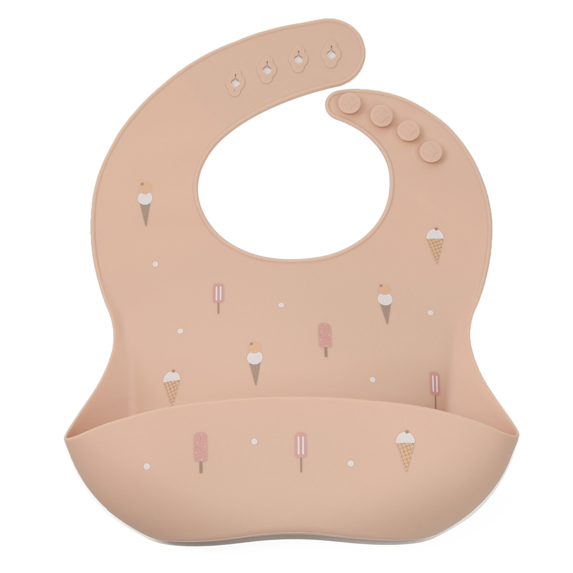 noüka Design Bib - Ice Cream (Sold in case of 2, Qty of 1 =2)