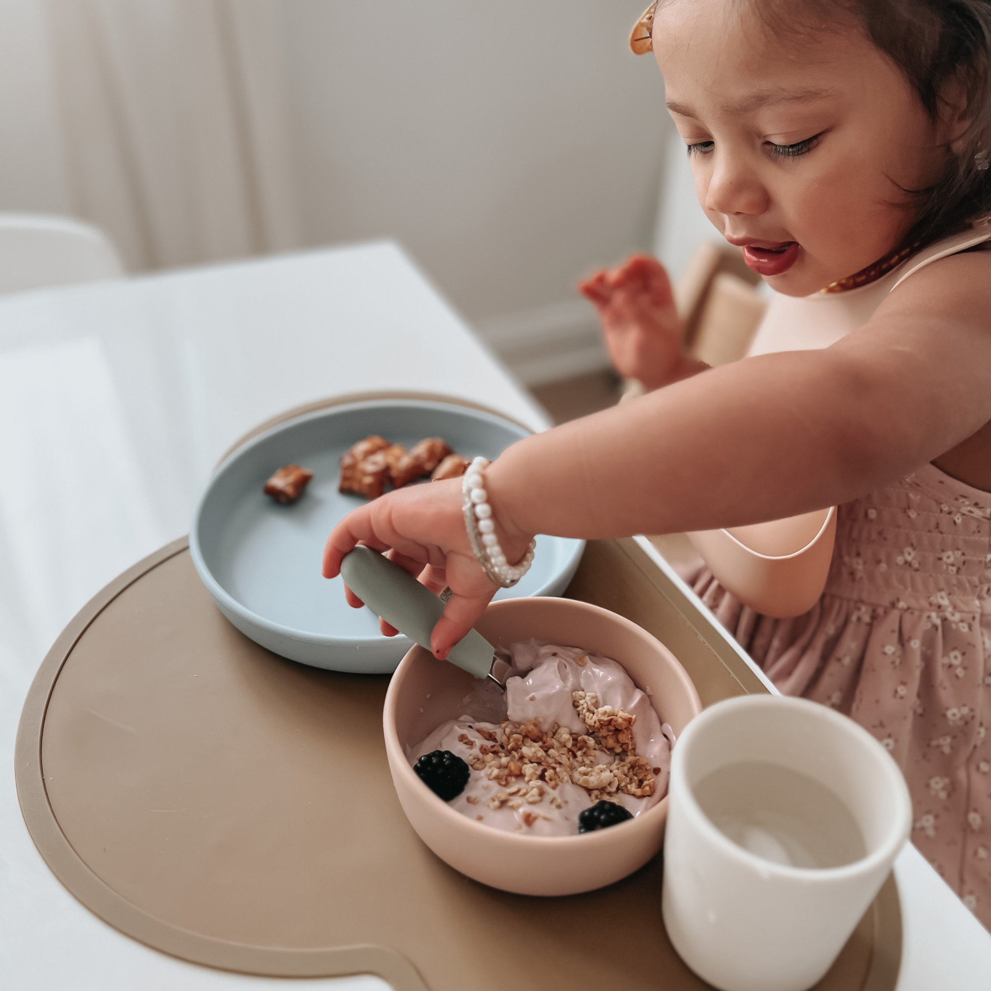 noüka Toddler Cutlery Set - Soft Blush (Sold in Case of 2, Qty of 1=2 products)