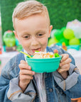 Re-Play Square 12 oz Bowl - Aqua (Min. of 2 PK, Multiples of 2 PK)