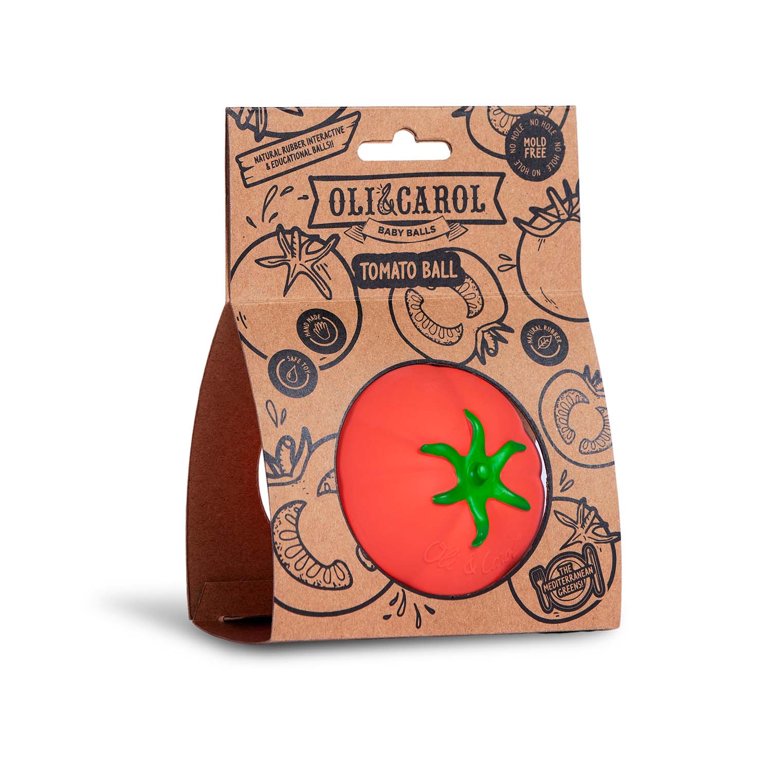 Oli & Carol Tomato Baby Ball (Min. of 2 PK, multiples of 2 PK)