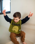 Trixie Bib - Mr. Dino (Min. of 3 PK, multiples of 3 PK)