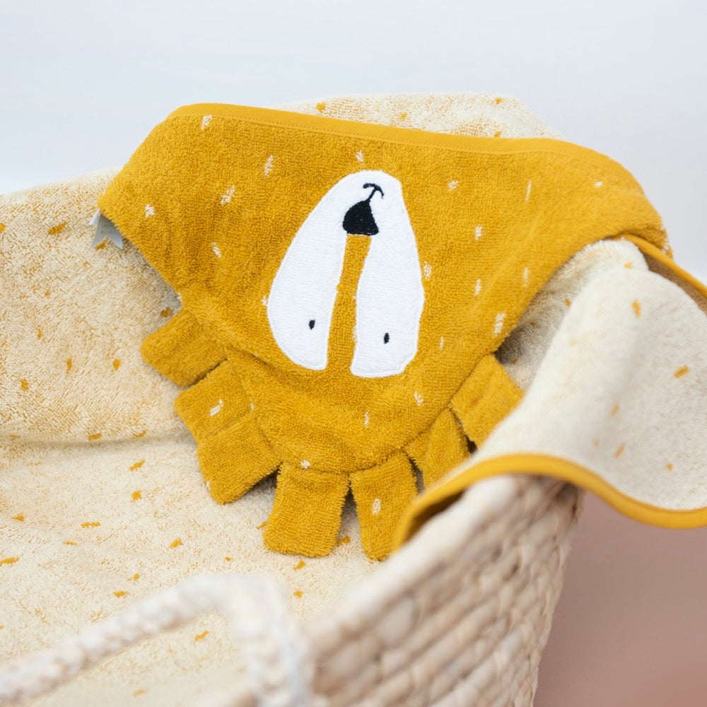 Trixie Hooded towel | 75x75cm - Mr. Lion (Min. of 2 PK, multiples of 2 PK)