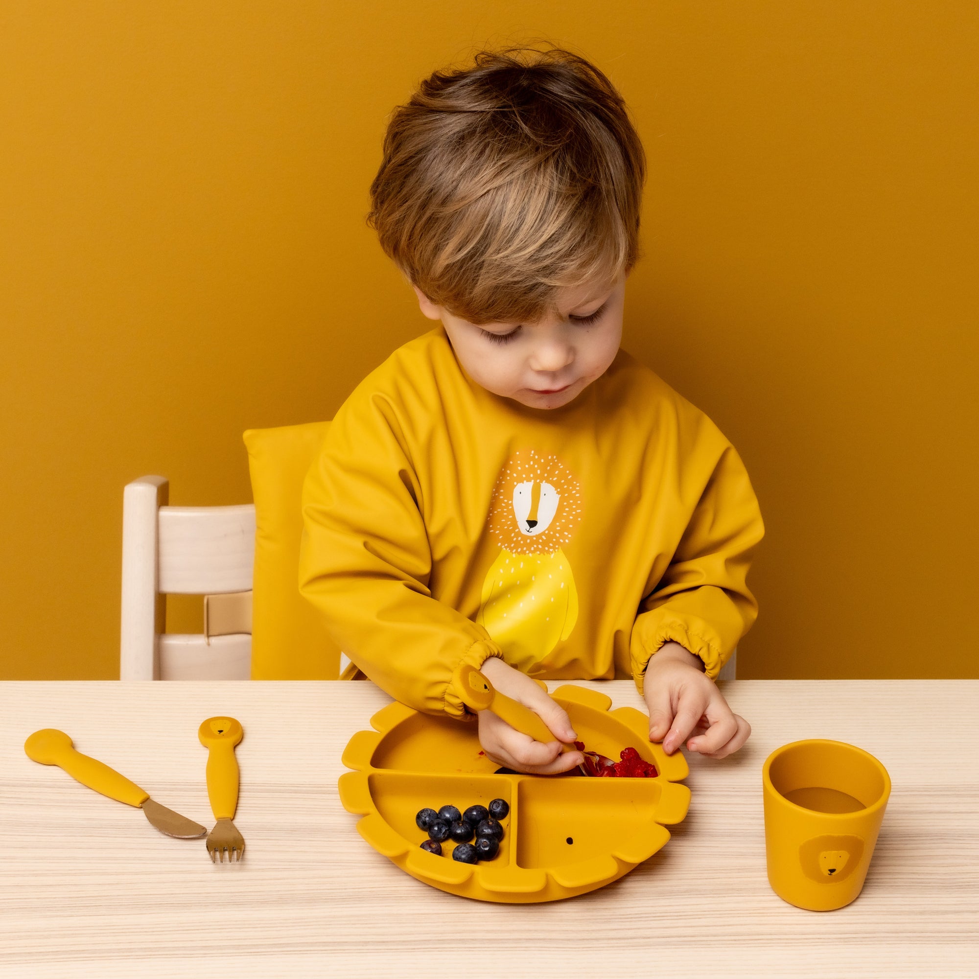 Trixie Silicone divided suction plate - Mr. Lion (Min. of 2 PK, multiples of 2 PK)