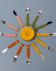 Trixie Silicone cutlery set 3-pack - Mr. Fox (Min. of 2 PK, multiples of 2 PK)