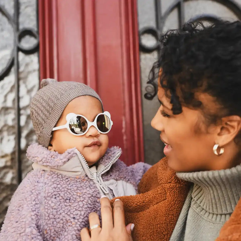 Ki ET LA Ourson Sunglasses - White Elysee (Min. of 2 PK, multiples of 2 PK)