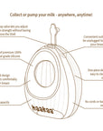 Haakaa Shell Wearable Silicone Breast Pump 120ml (Min. of 6 multiples of 6)