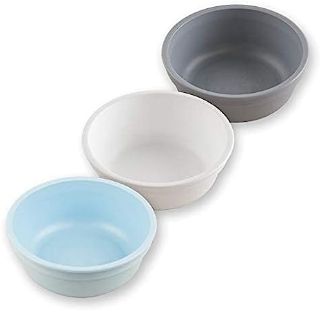 Re-Play 3PK Packaged 12Oz Bowls Glacier- Ice Blue, White and Grey (Min. of 2 PK, Multiples of 2 PK)