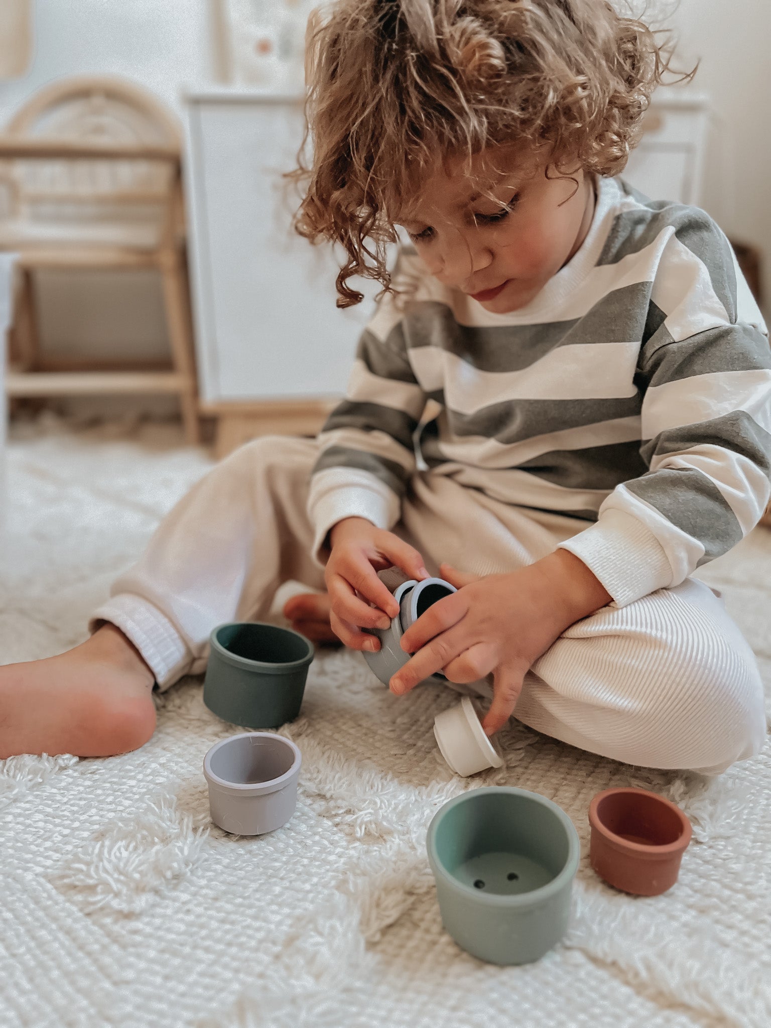 noüka Stacking Cups-Sky Set (Min. of 2 PK, Multiples of 2 PK)