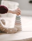 noüka Wood and Silicone Stacker-Sand Tower (Min. Of 2 PK, Multiples of 2 PK)
