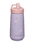 noüka Flip-Top Straw Drinking Bottle 14 Oz Henry Collection - Ballerina (Sold in Case of 2, Qty of 1=2 products)