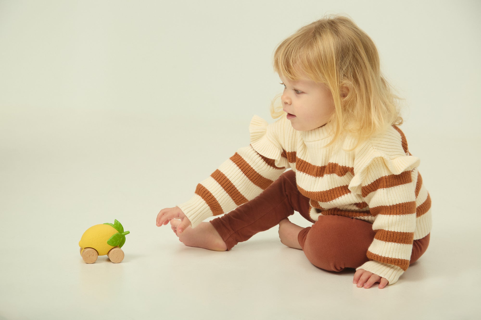 Oli & Carol Lou The Lemon Baby Car Toy (Min. of 2 PK, multiples of 2 PK)