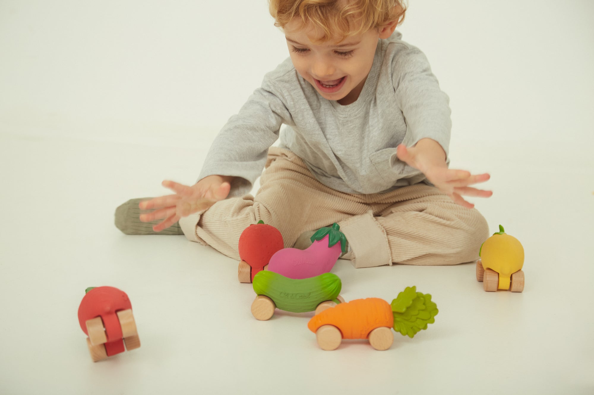 Oli & Carol Pepino The Cucumber Baby Car Toy (Min. of 2 PK, multiples of 2 PK)