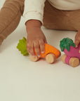 Oli & Carol Emma The Eggplant Baby Car Toy (Min. of 2 PK, multiples of 2 PK)
